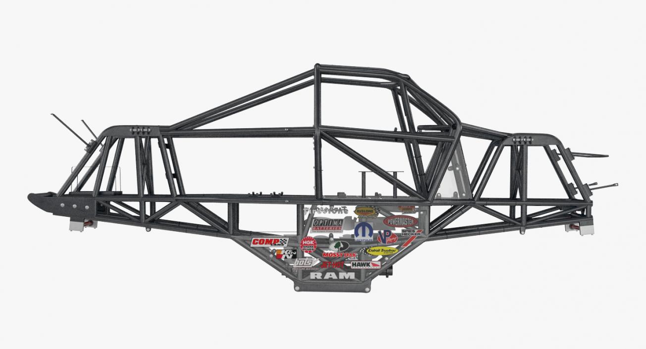 Monster Truck Bigfoot Frame 3D