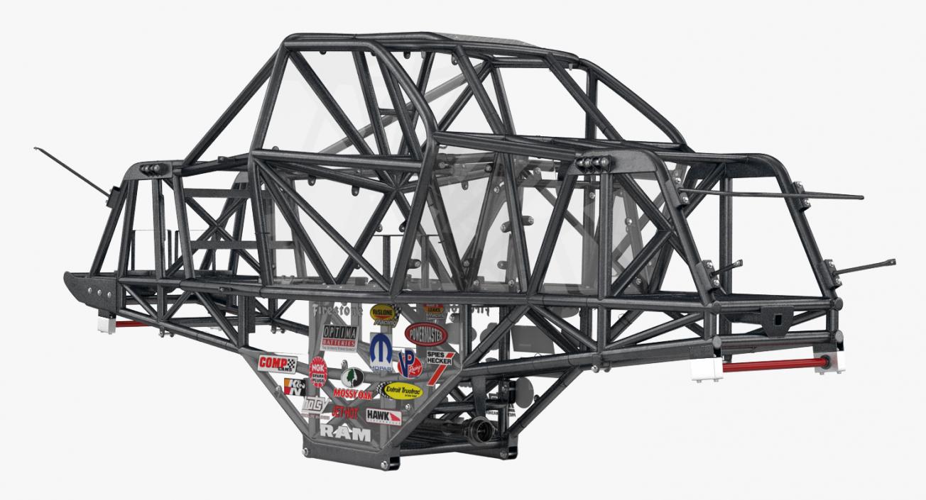 Monster Truck Bigfoot Frame 3D