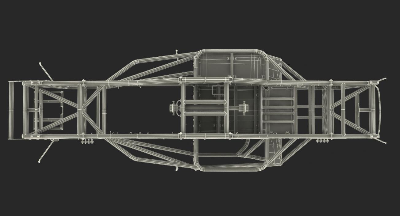 Monster Truck Bigfoot Frame 3D