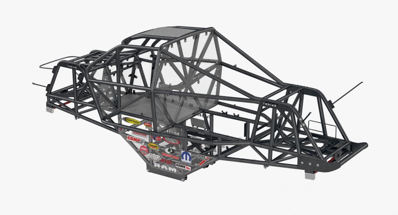 Monster Truck Bigfoot Frame 3D