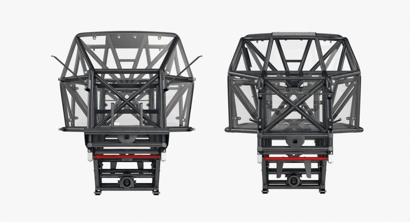 Monster Truck Bigfoot Frame 3D