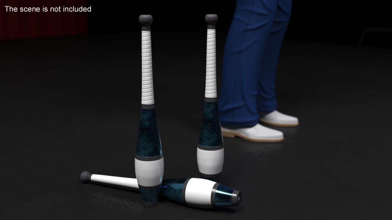 3D model Pirouette Clubs Blue