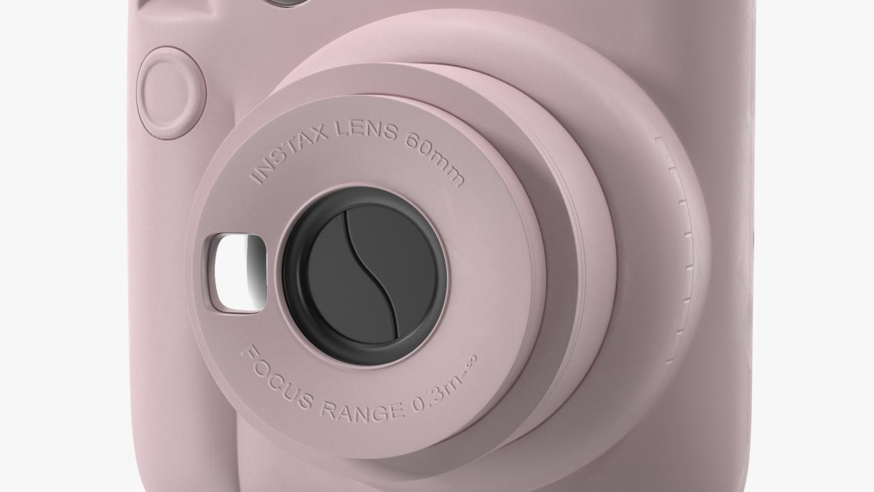 3D Fujifilm INSTAX Mini 12 Camera Blossom Pink model