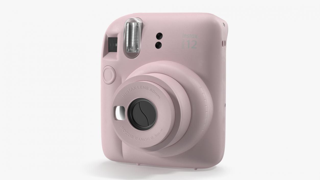 3D Fujifilm INSTAX Mini 12 Camera Blossom Pink model