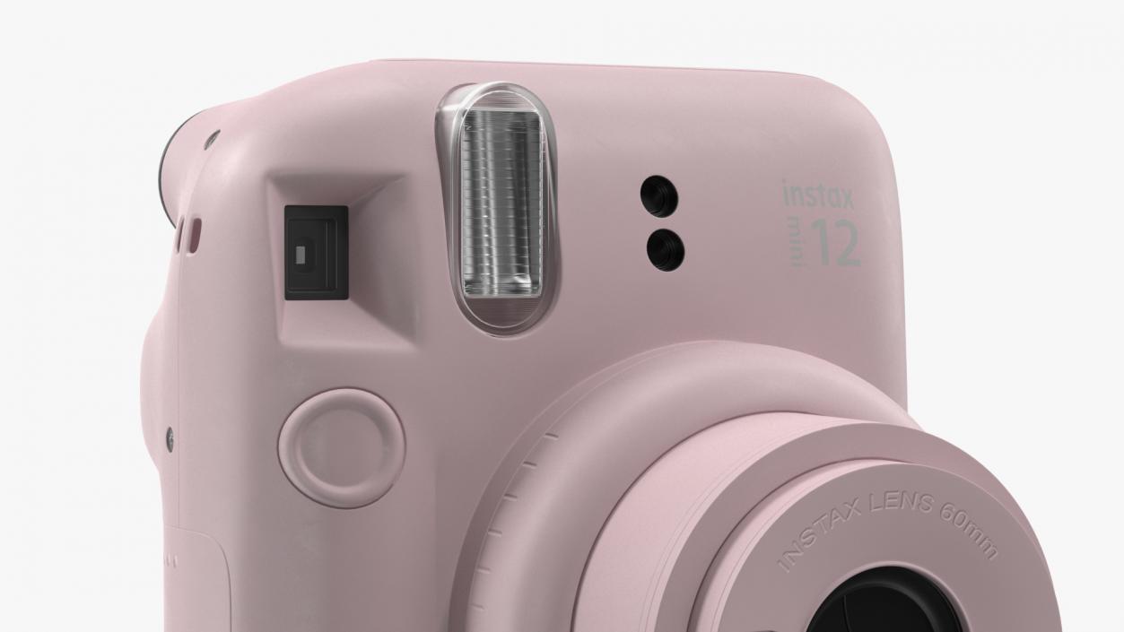 3D Fujifilm INSTAX Mini 12 Camera Blossom Pink model