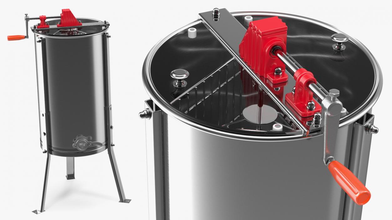 3D model Hardin Professional 3 Frame Manual Honey Extractor