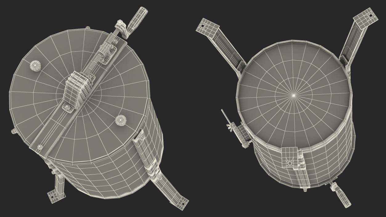 3D model Hardin Professional 3 Frame Manual Honey Extractor