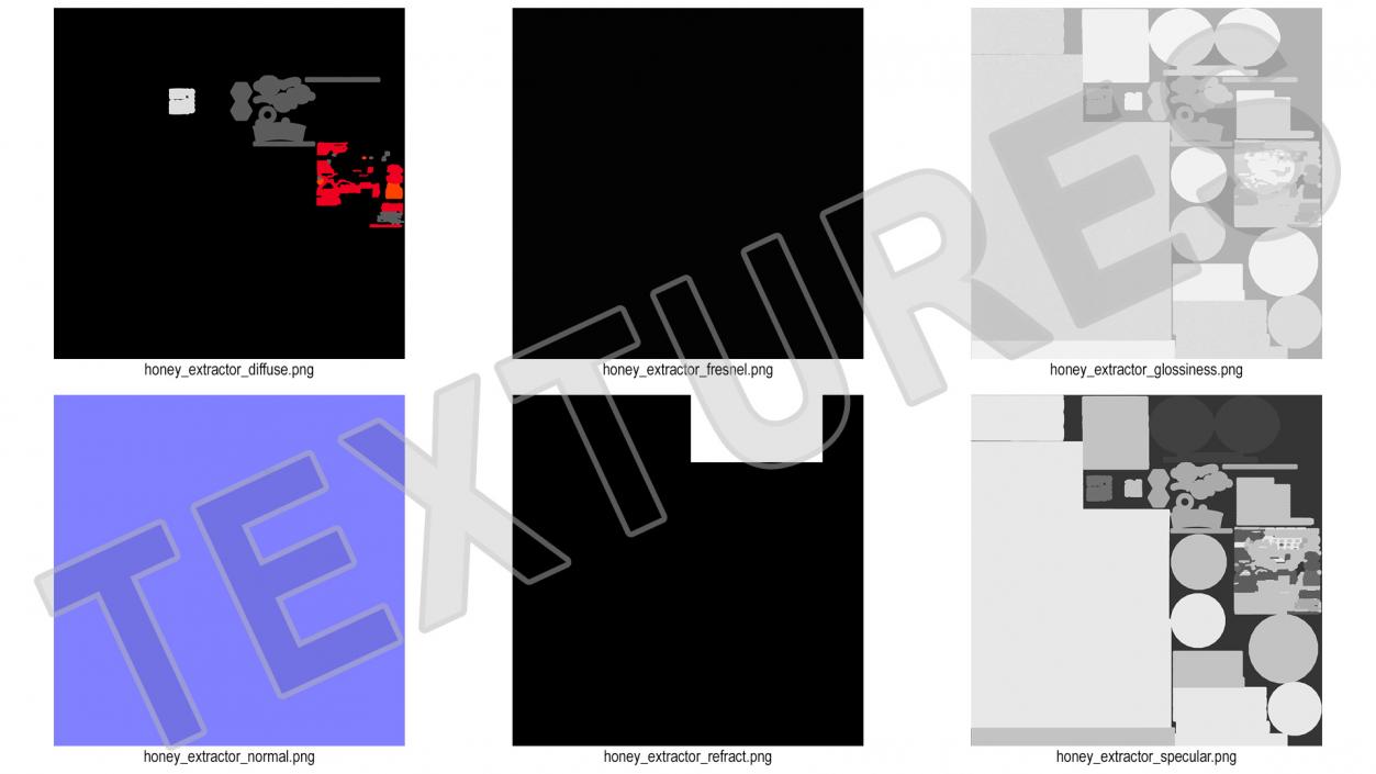 3D model Hardin Professional 3 Frame Manual Honey Extractor