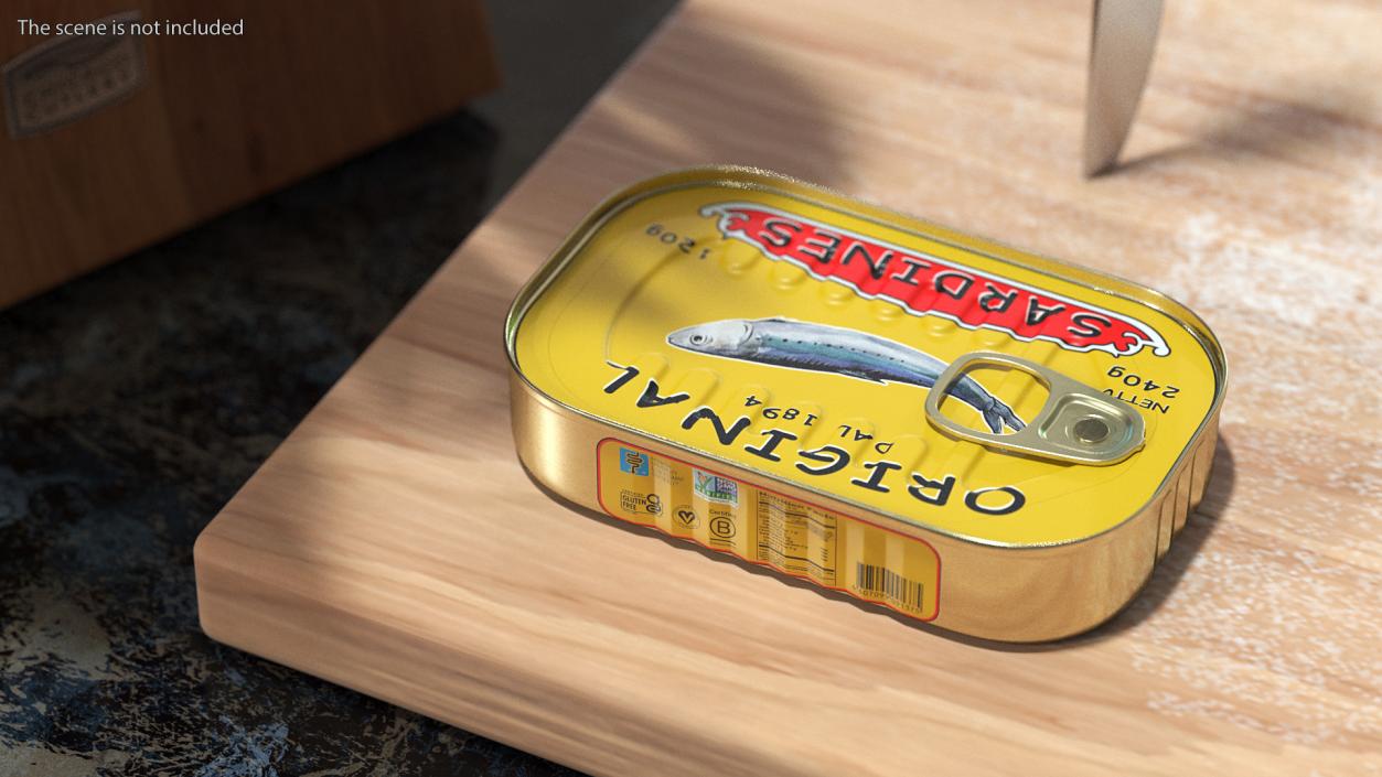 Canned Food Closed Collection 3D model