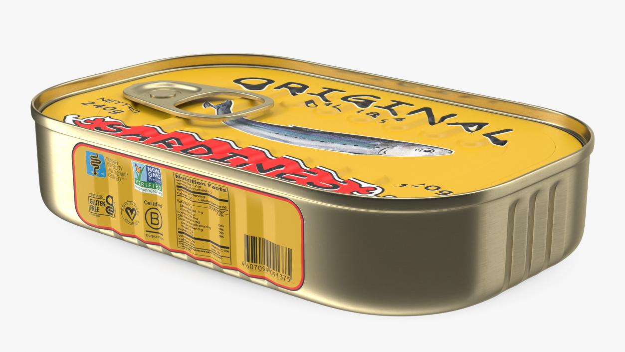 Canned Food Closed Collection 3D model