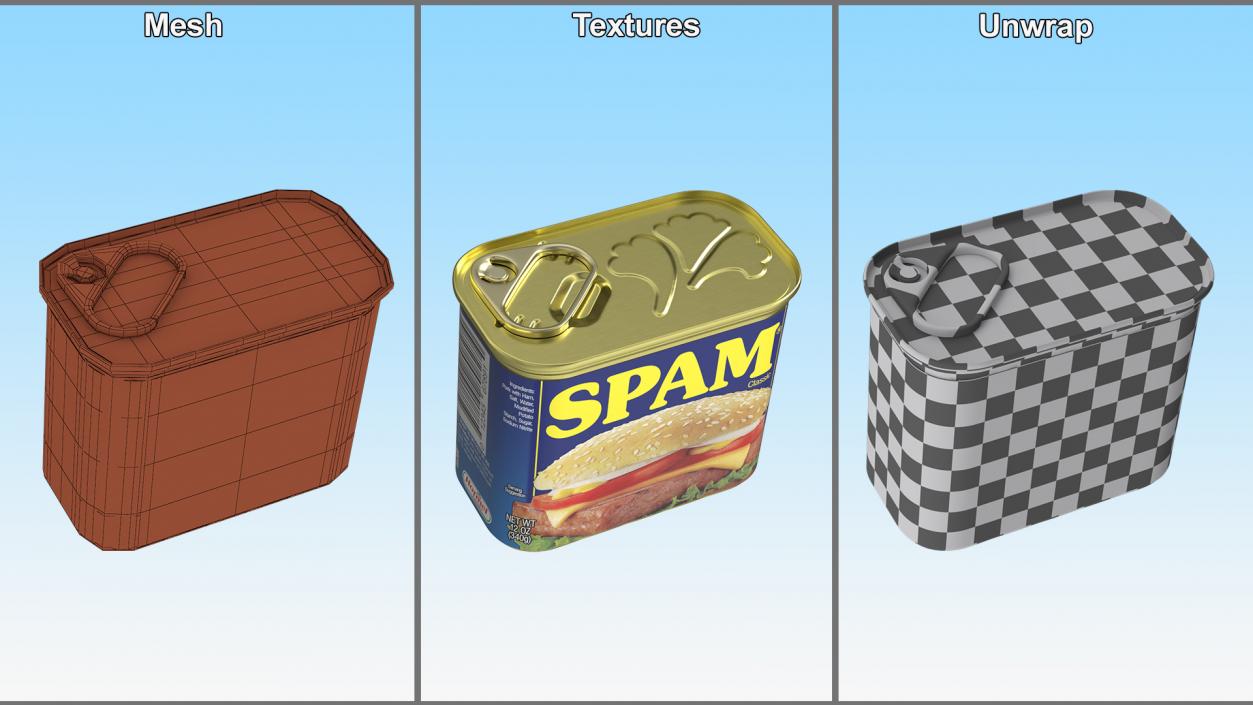 Canned Food Closed Collection 3D model