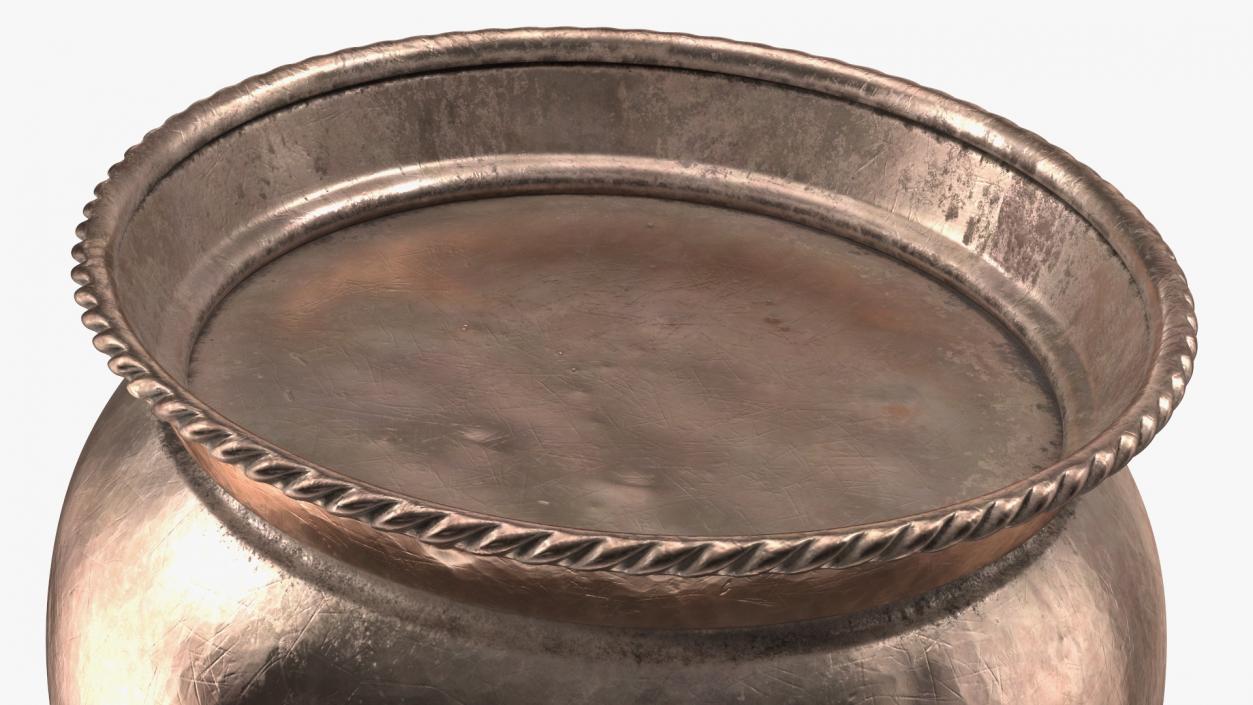 3D Antique Copper Cookware Collection 3