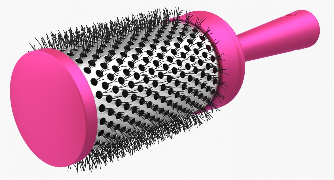 3D Round Hair Brush