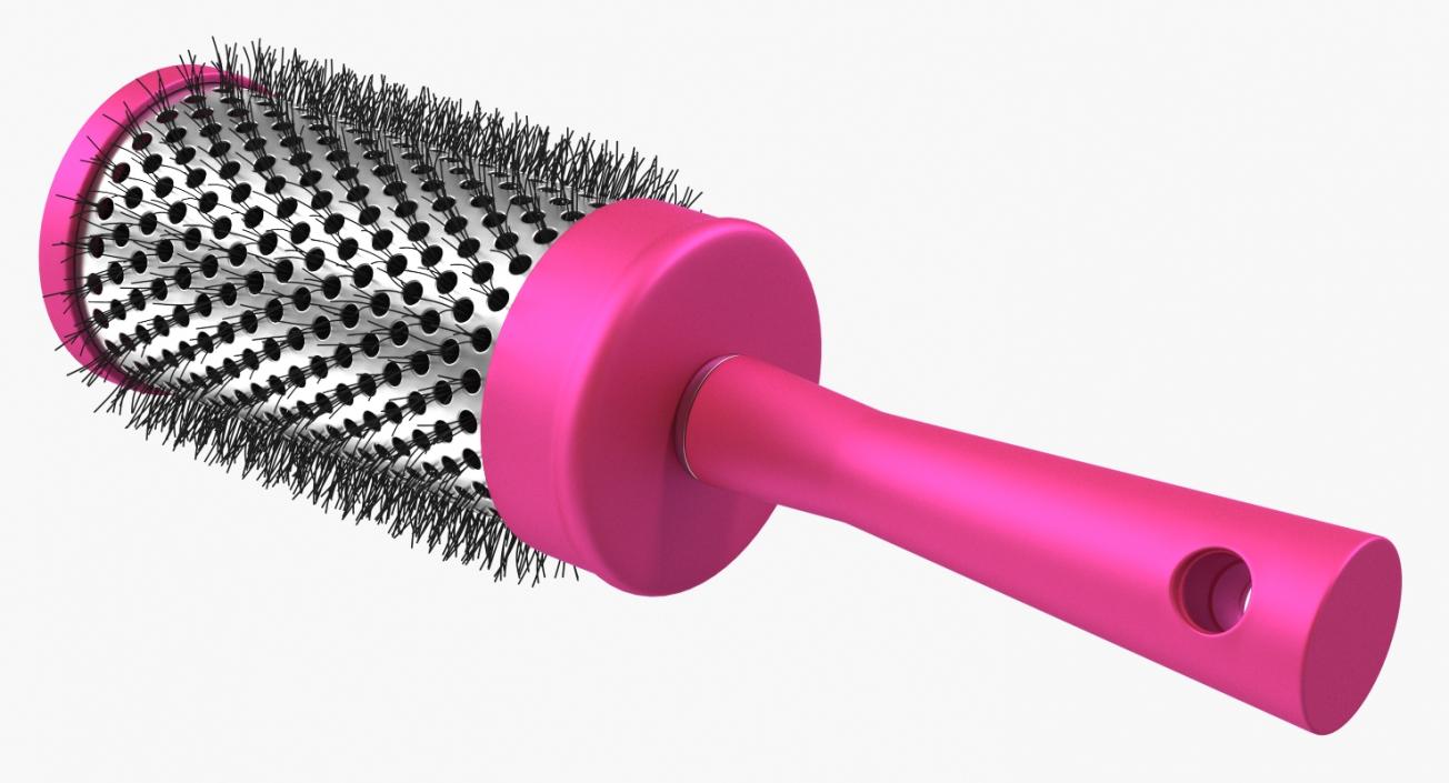 3D Round Hair Brush