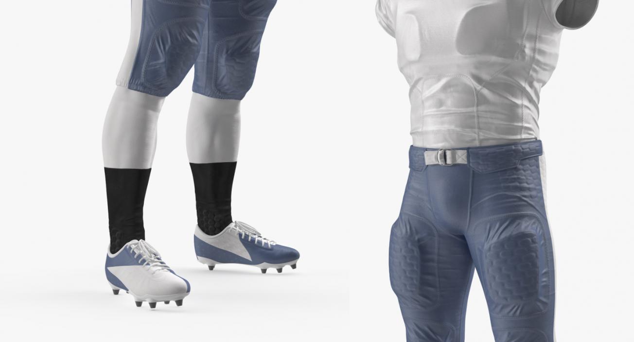 American Football Player Uniform 3D