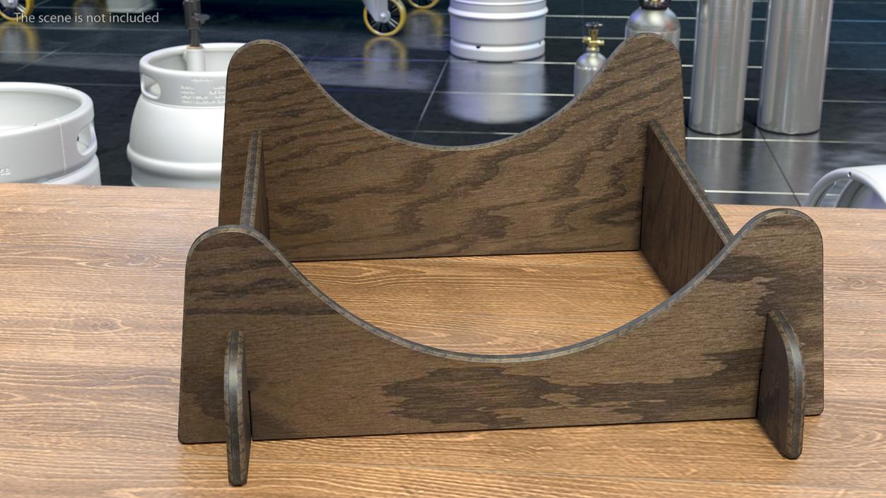 3D Wood Stillage Rack for Beer Casks model