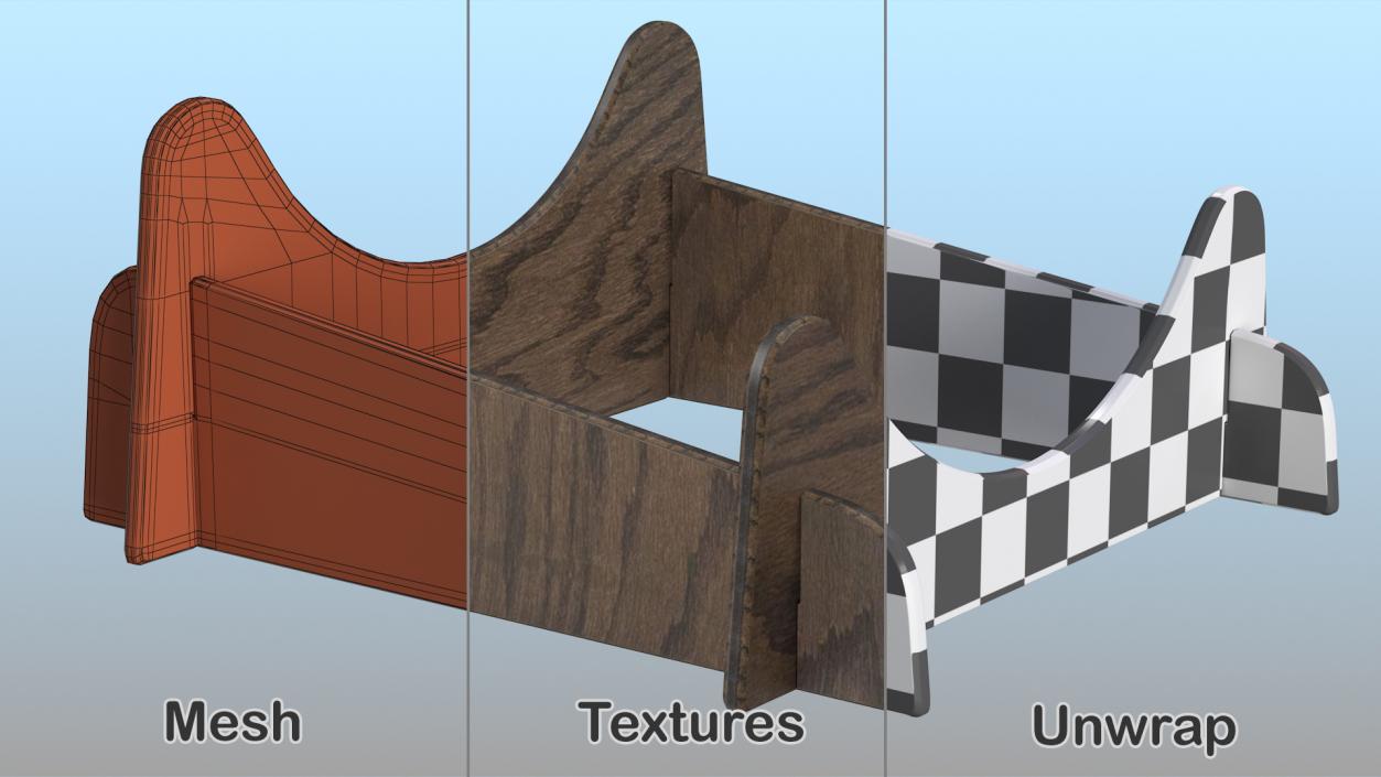 3D Wood Stillage Rack for Beer Casks model