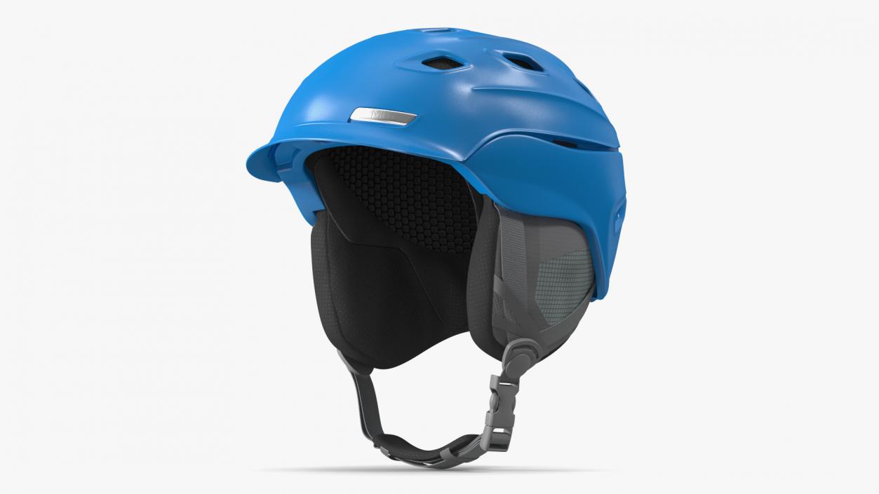 3D model Blue Ski Helmet