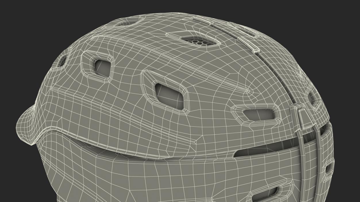 3D model Blue Ski Helmet