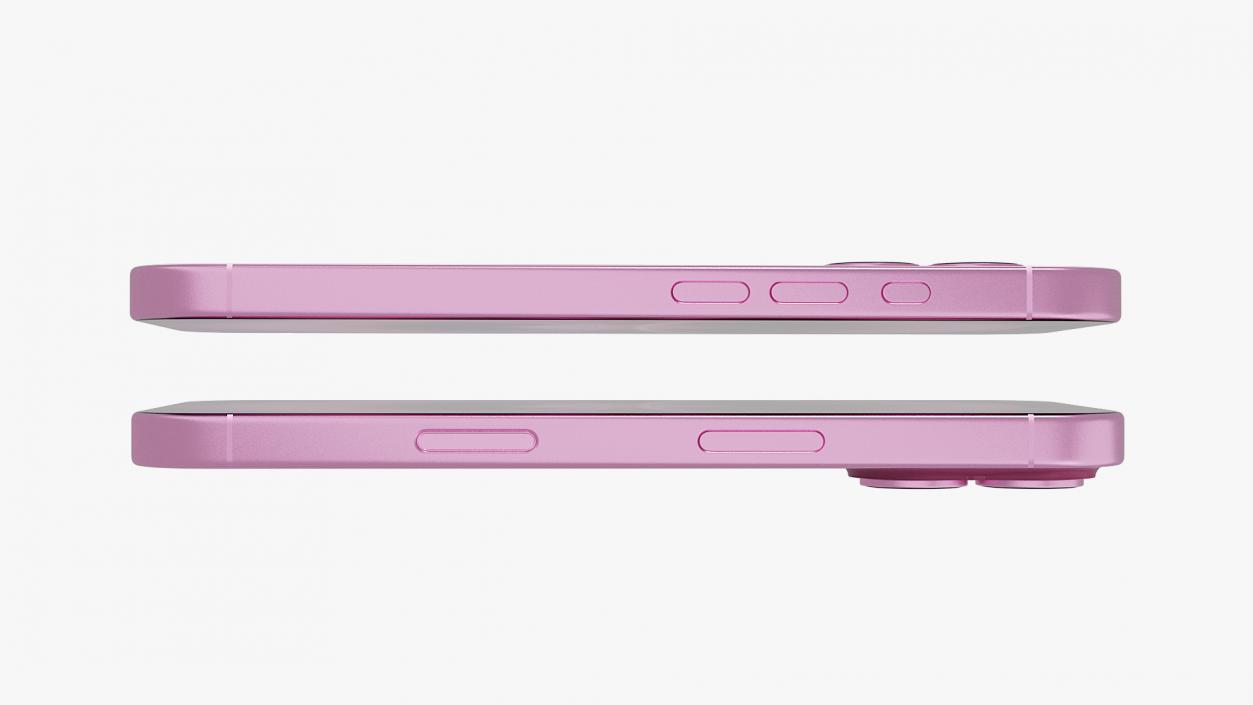 3D model Apple IPhone 16 Pink