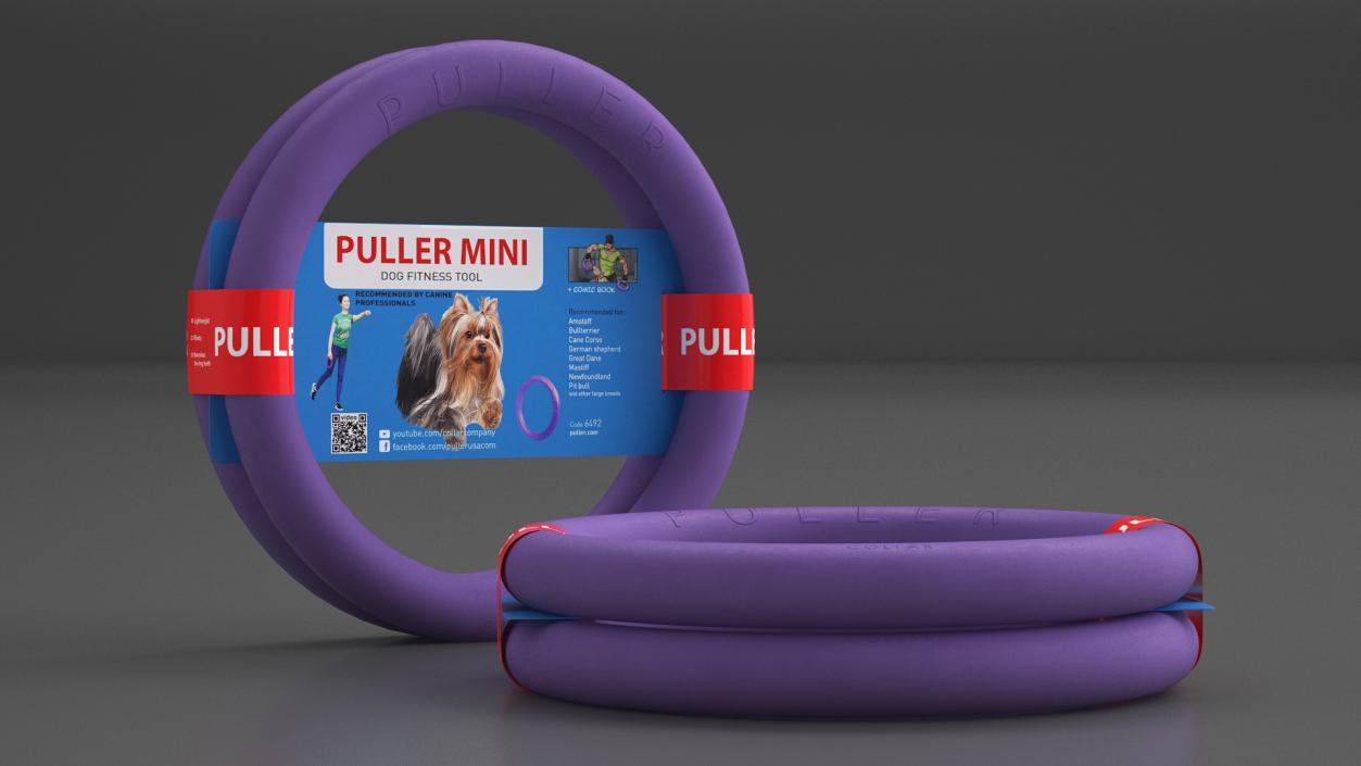 3D Dog Toy Puller Micro Package model