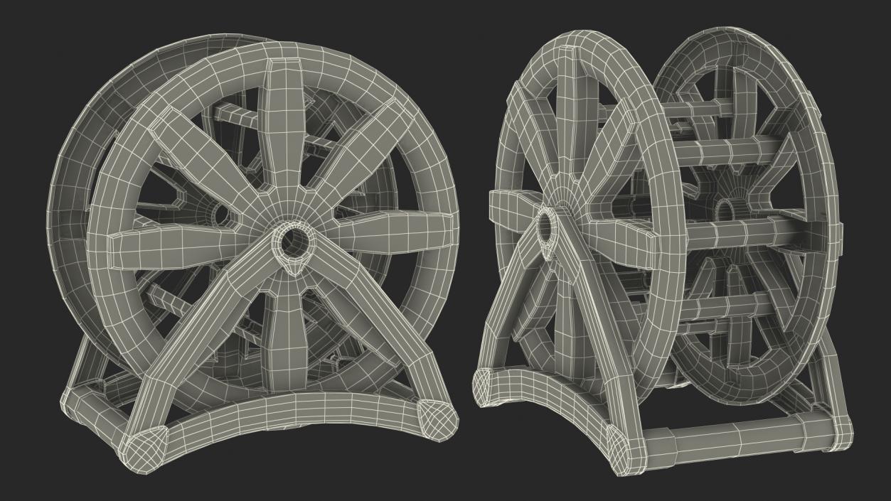 Plastic Hose Roller 3D model