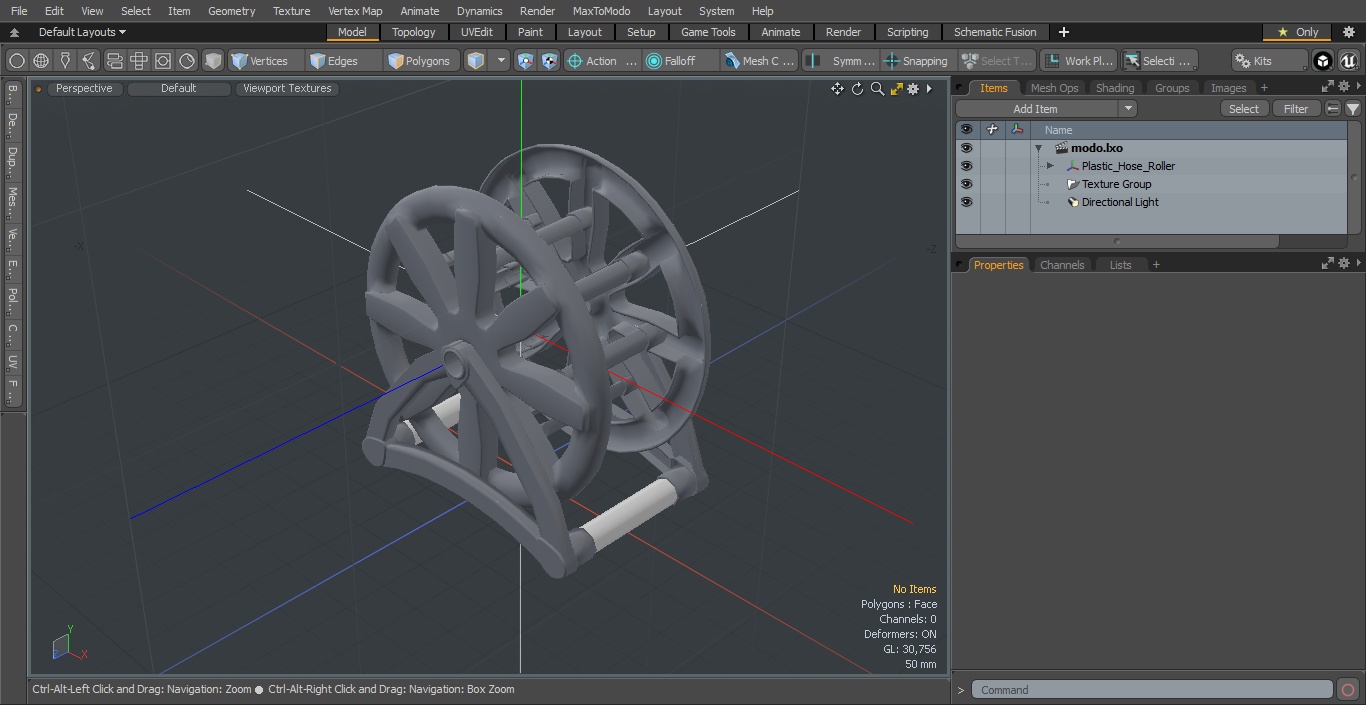 Plastic Hose Roller 3D model