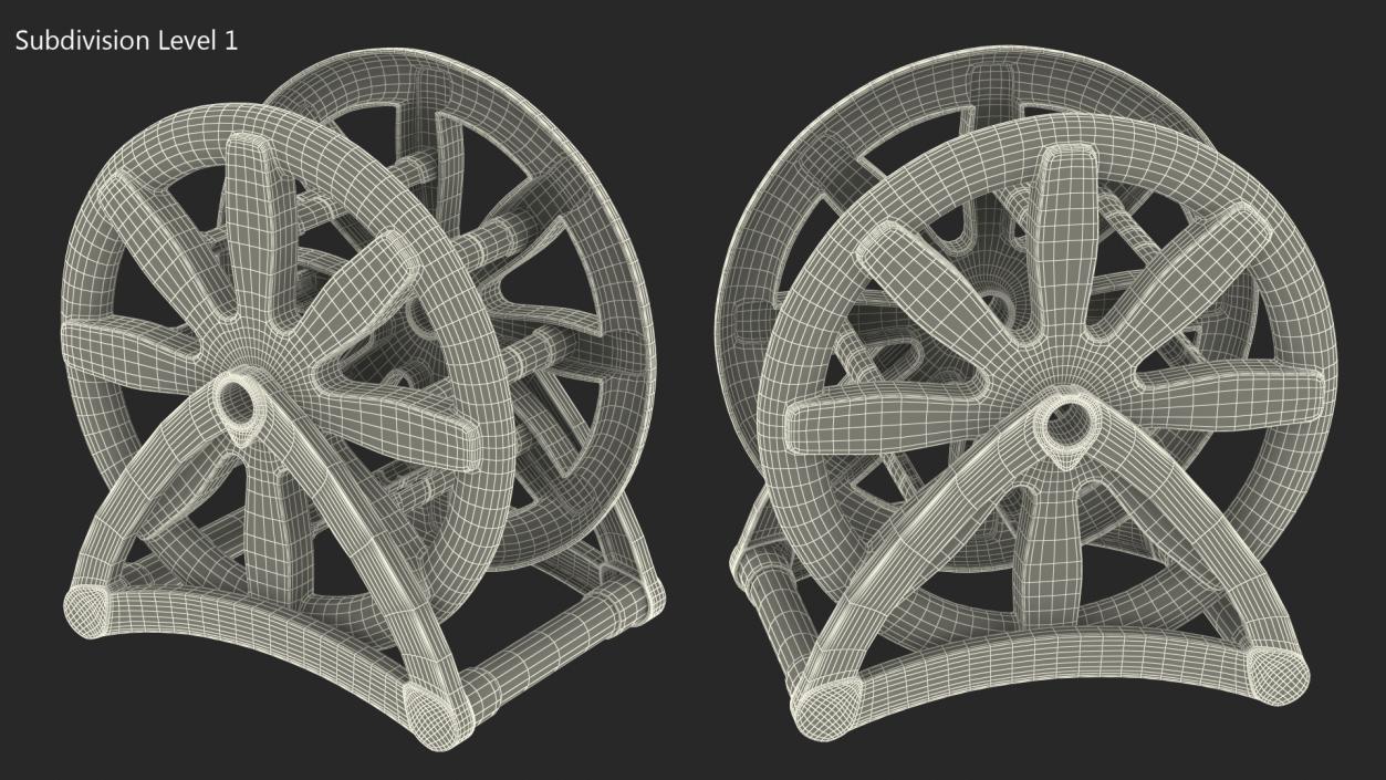 Plastic Hose Roller 3D model