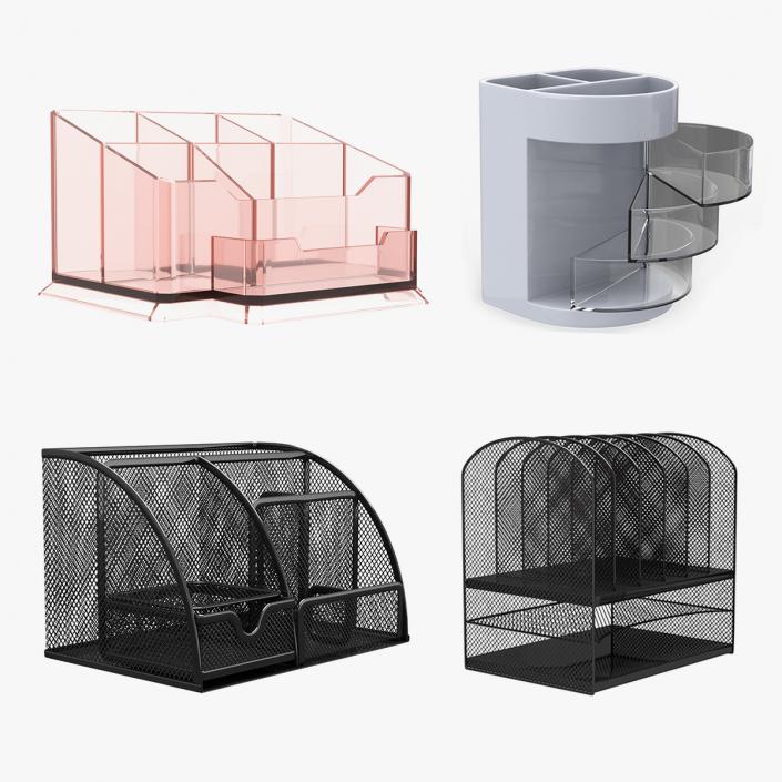 3D Desk Organizers Collection