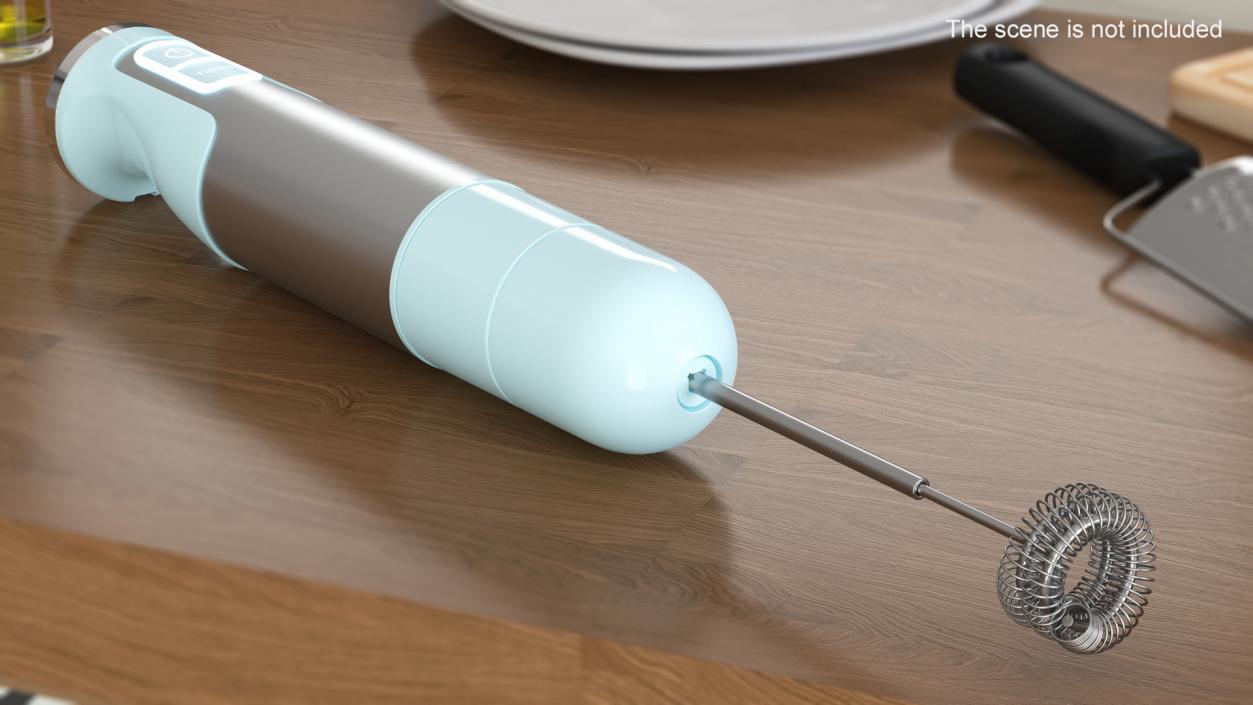 3D Stick Immersion Blender with Milk Frother