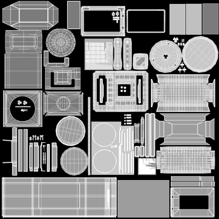 3D Amazon Alexa Smart Oven model