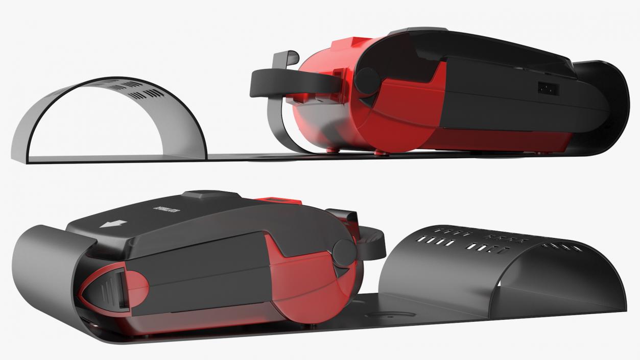 3D Automated External Defibrillator on Wall Bracket model