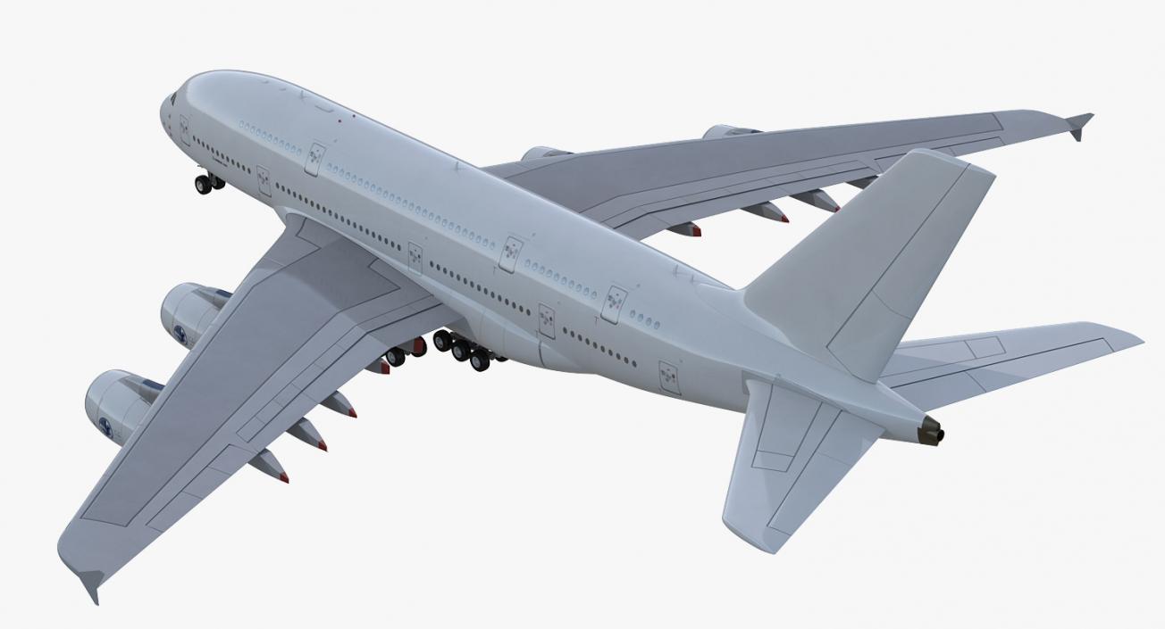 3D Airbus A380-800 Generic model