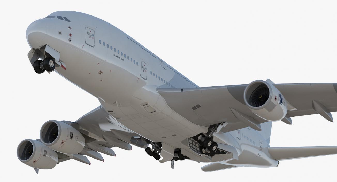 3D Airbus A380-800 Generic model