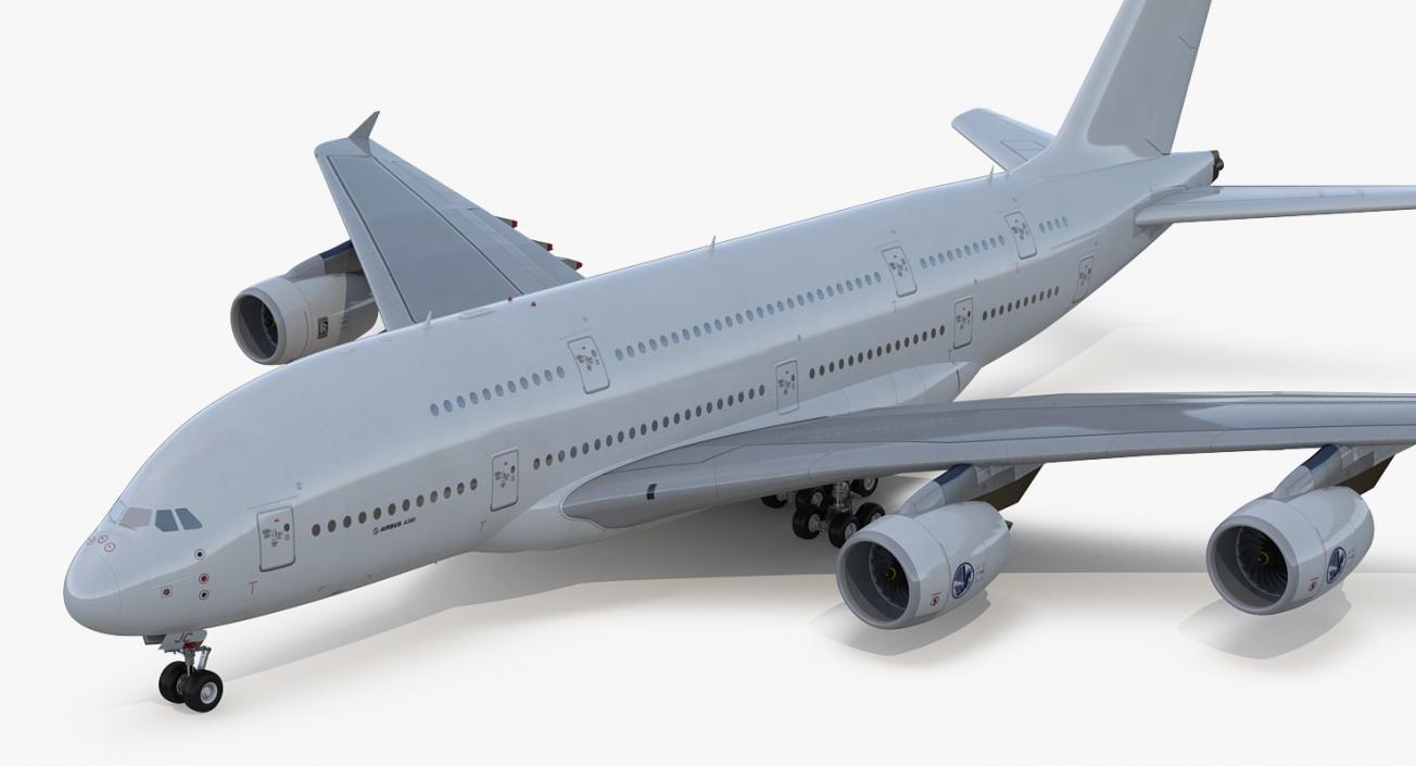 3D Airbus A380-800 Generic model