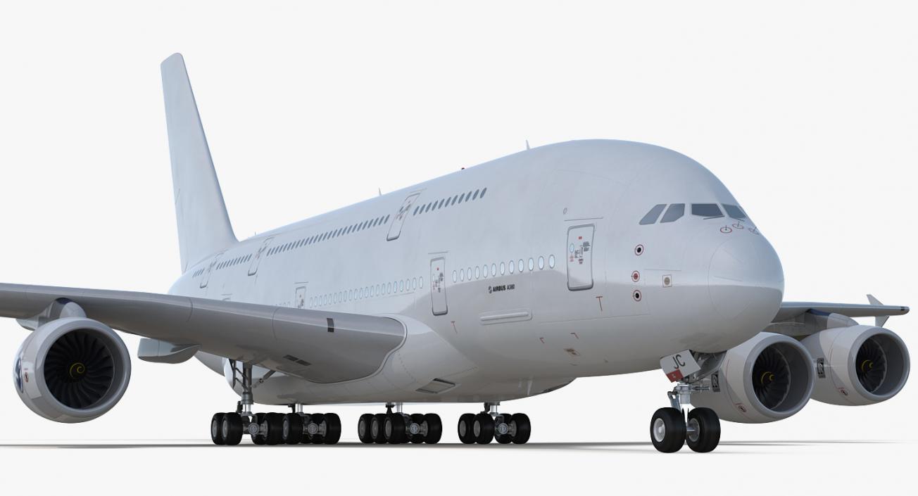 3D Airbus A380-800 Generic model