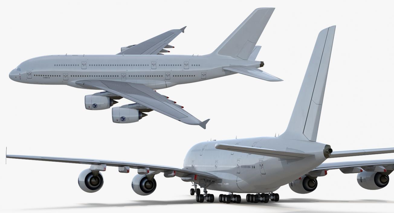 3D Airbus A380-800 Generic model