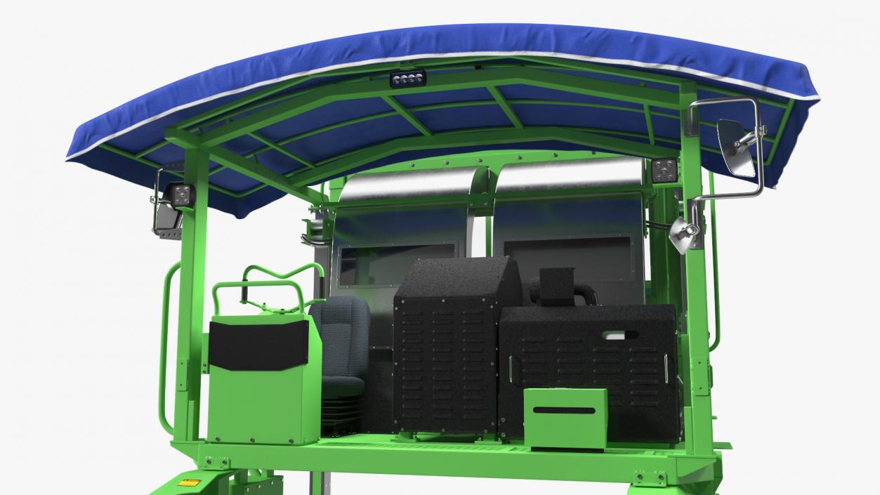 3D model Self Propelled Tea Leaf Harvester Rigged