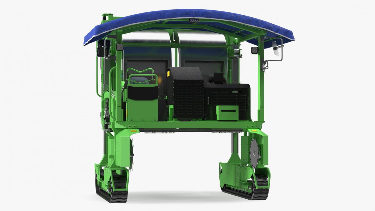 3D model Self Propelled Tea Leaf Harvester Rigged