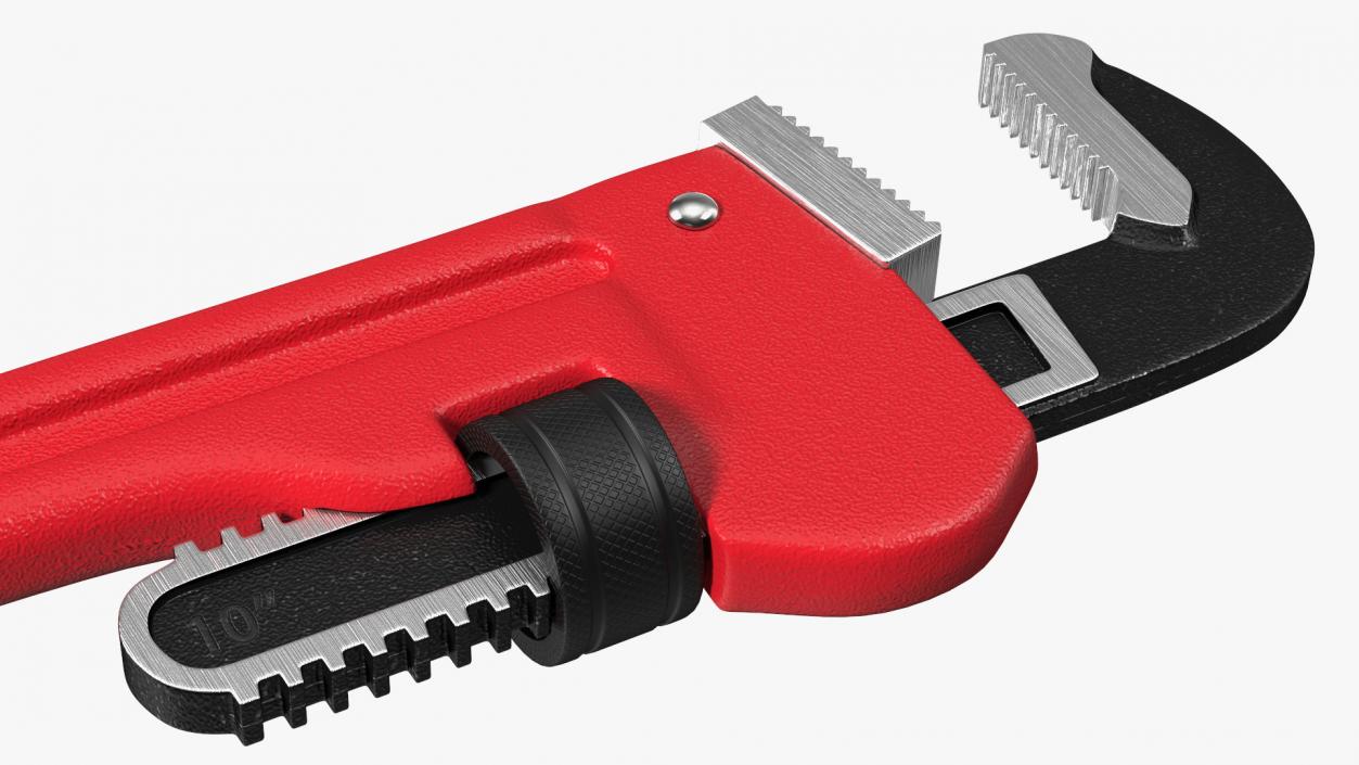 3D model Straight Pipe Wrench