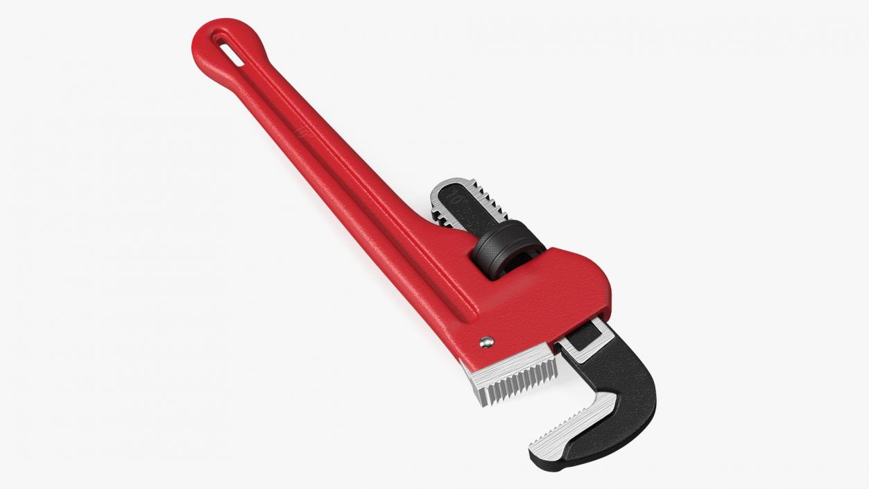 3D model Straight Pipe Wrench