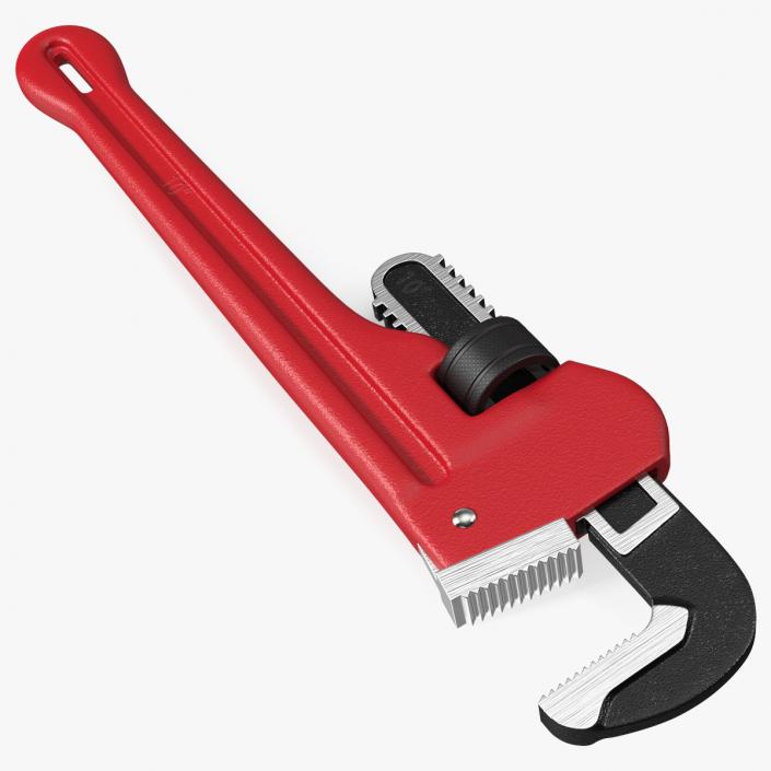 3D model Straight Pipe Wrench