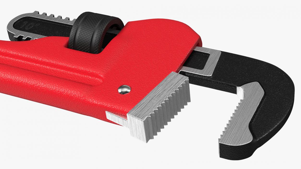 3D model Straight Pipe Wrench