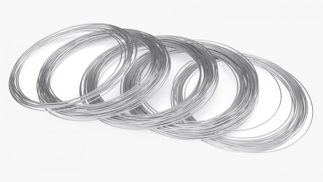 Twisted Aluminium Wire 3D