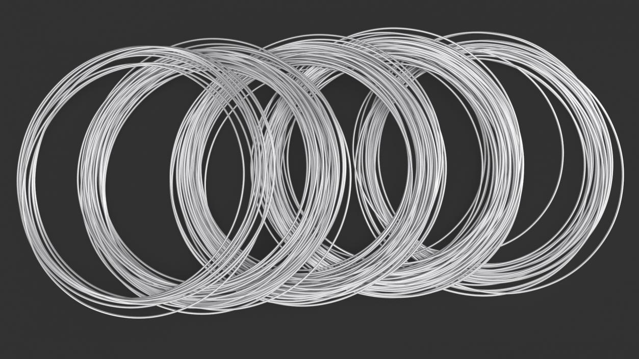 Twisted Aluminium Wire 3D