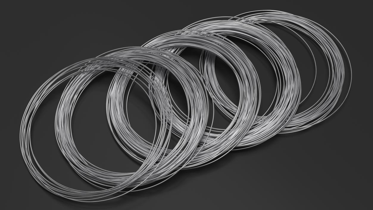 Twisted Aluminium Wire 3D