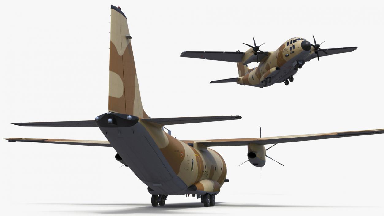 Multi-mission Aircraft Brown Simplified 3D model