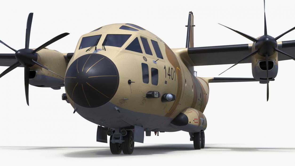 Multi-mission Aircraft Brown Simplified 3D model