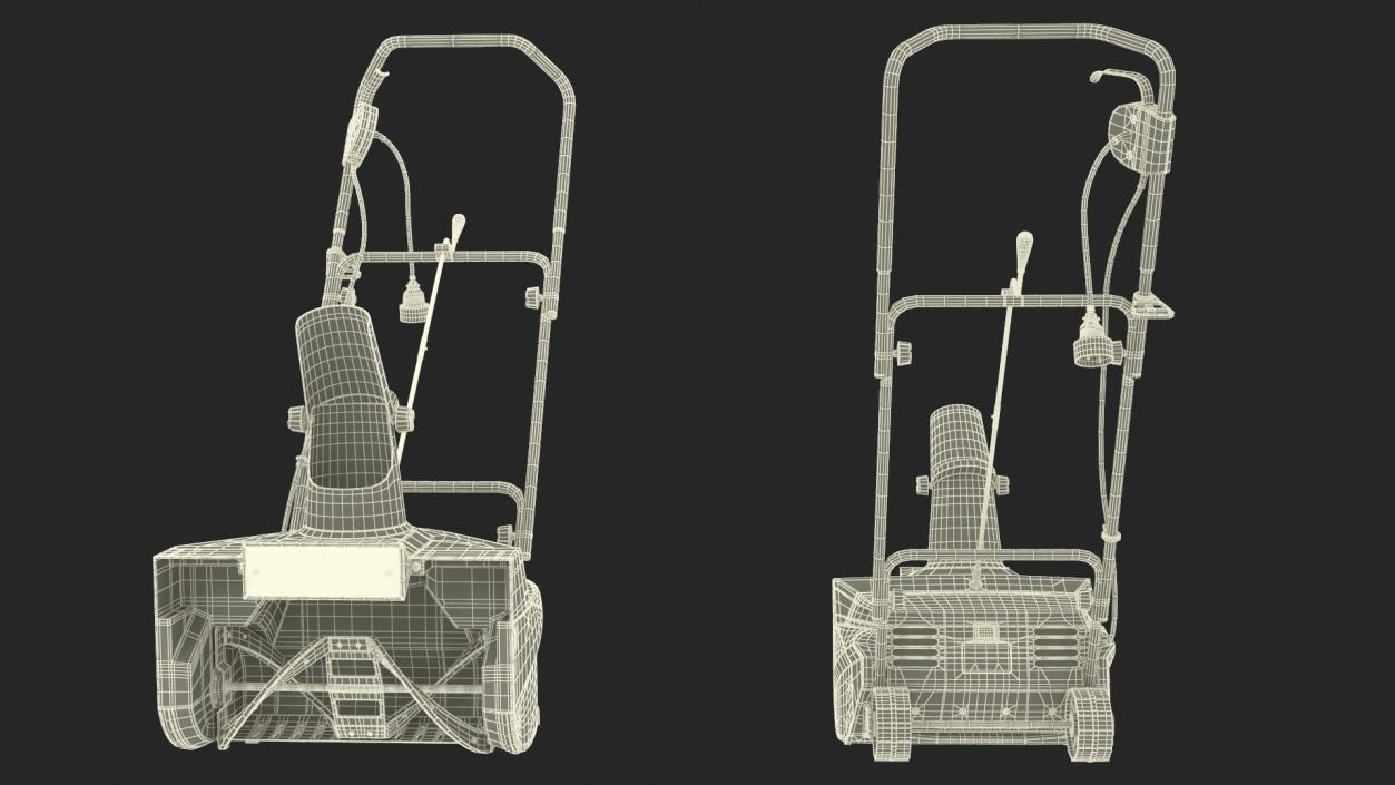 3D Electric Snow Thrower Poulan model