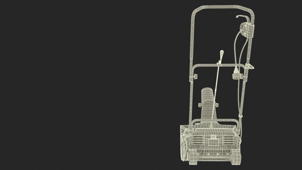 3D Electric Snow Thrower Poulan model